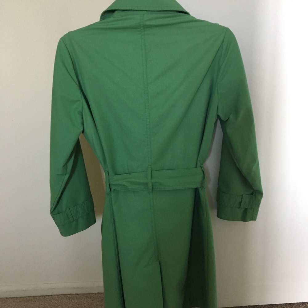 GAP Green Trench Coat - Picture 2 of 5